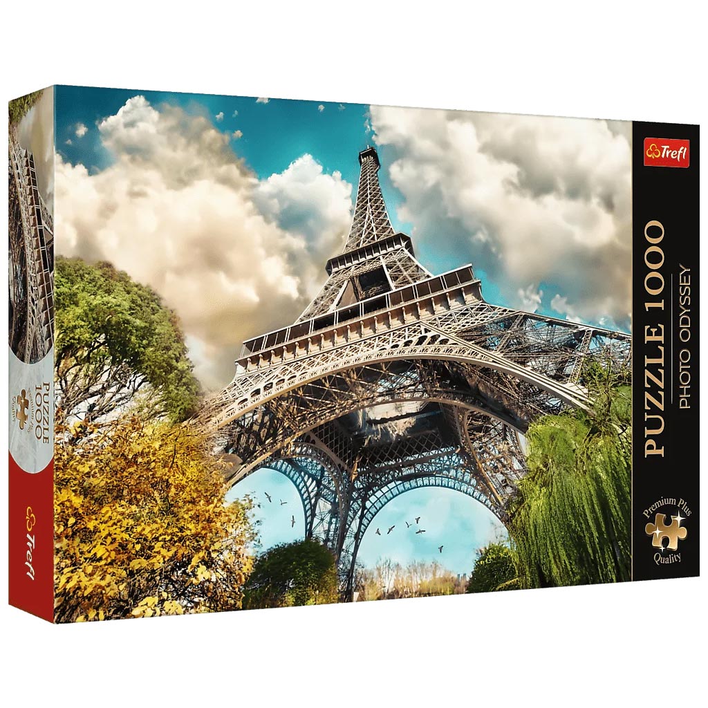 Eiffelturm, Paris 1000-teiliges Premium-Plus-Qualitäts-Puzzle - Trefl