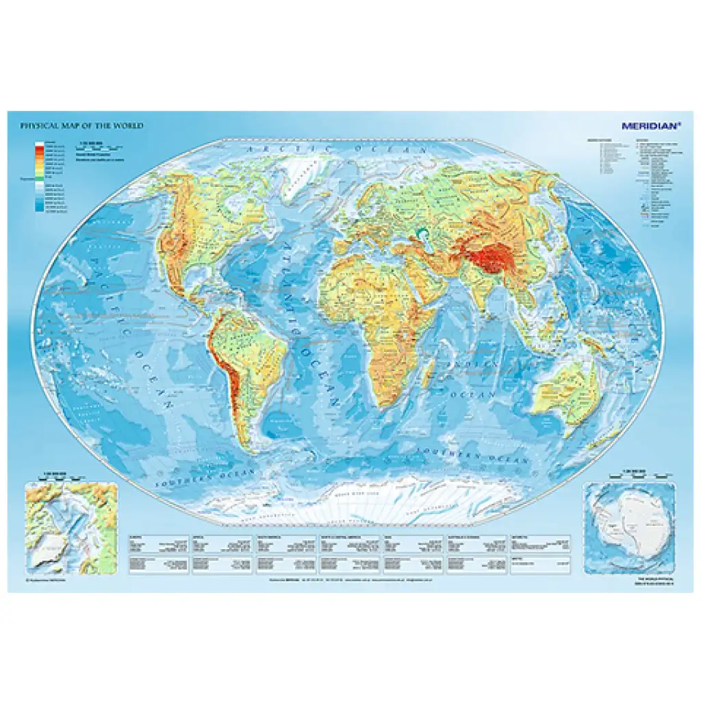 Physische Weltkarte 1000-teilige Puzzle - Trefl kép 2