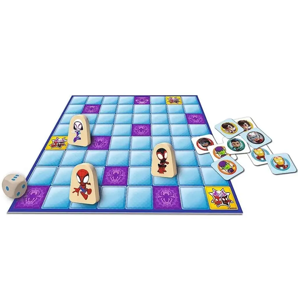 Spidey und seine Freunde: Auf den Spuren der Helden Brettspiel - Trefl kép 2