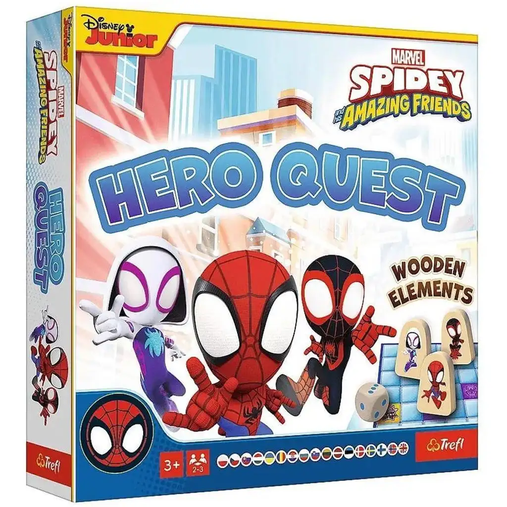 Spidey und seine Freunde: Auf den Spuren der Helden Brettspiel - Trefl