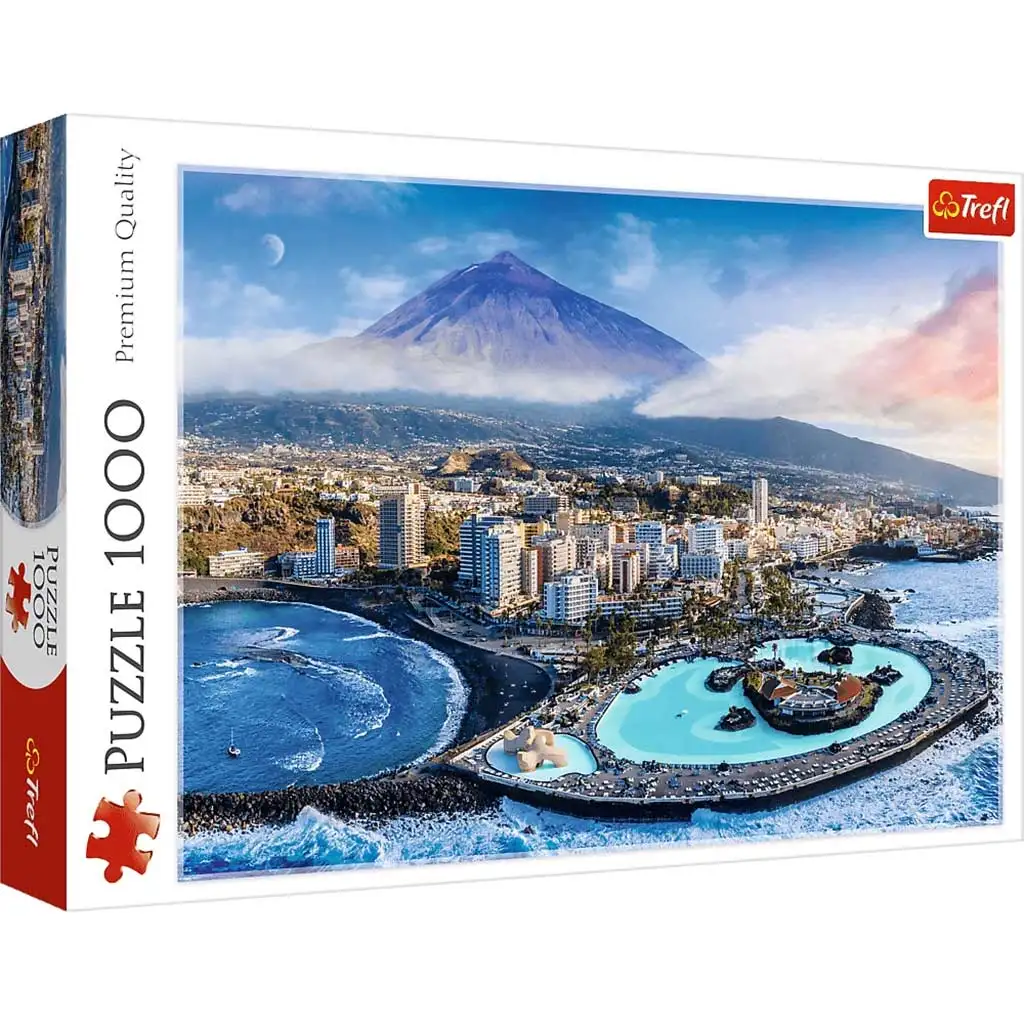 Teneriffa Stadt, Spanien 1000-teiliges HQ Puzzle - Trefl