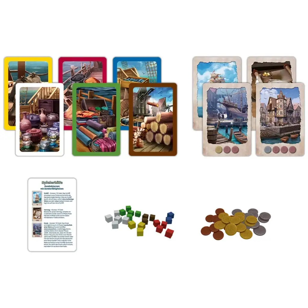 Das Brettspiel Die Seehändler - Trefl kép 2