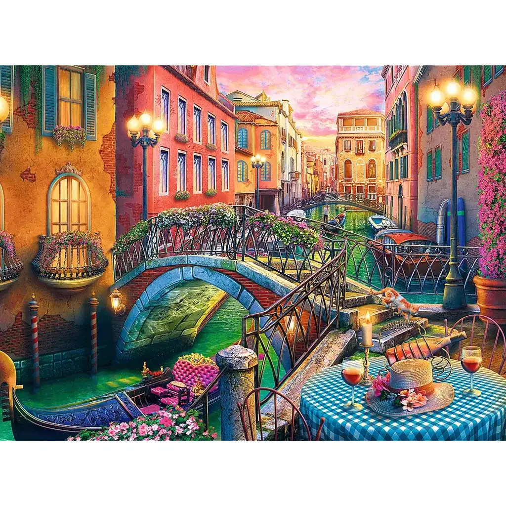 Venedig Abendidylle 3000-Teile Puzzle - Trefl kép 2