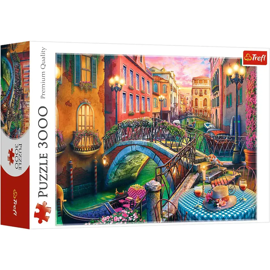 Venedig Abendidylle 3000-Teile Puzzle - Trefl