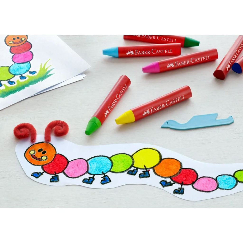 Faber-Castell: Dreikant Jumbo Wachsmalstifte 12er-Set kép 2