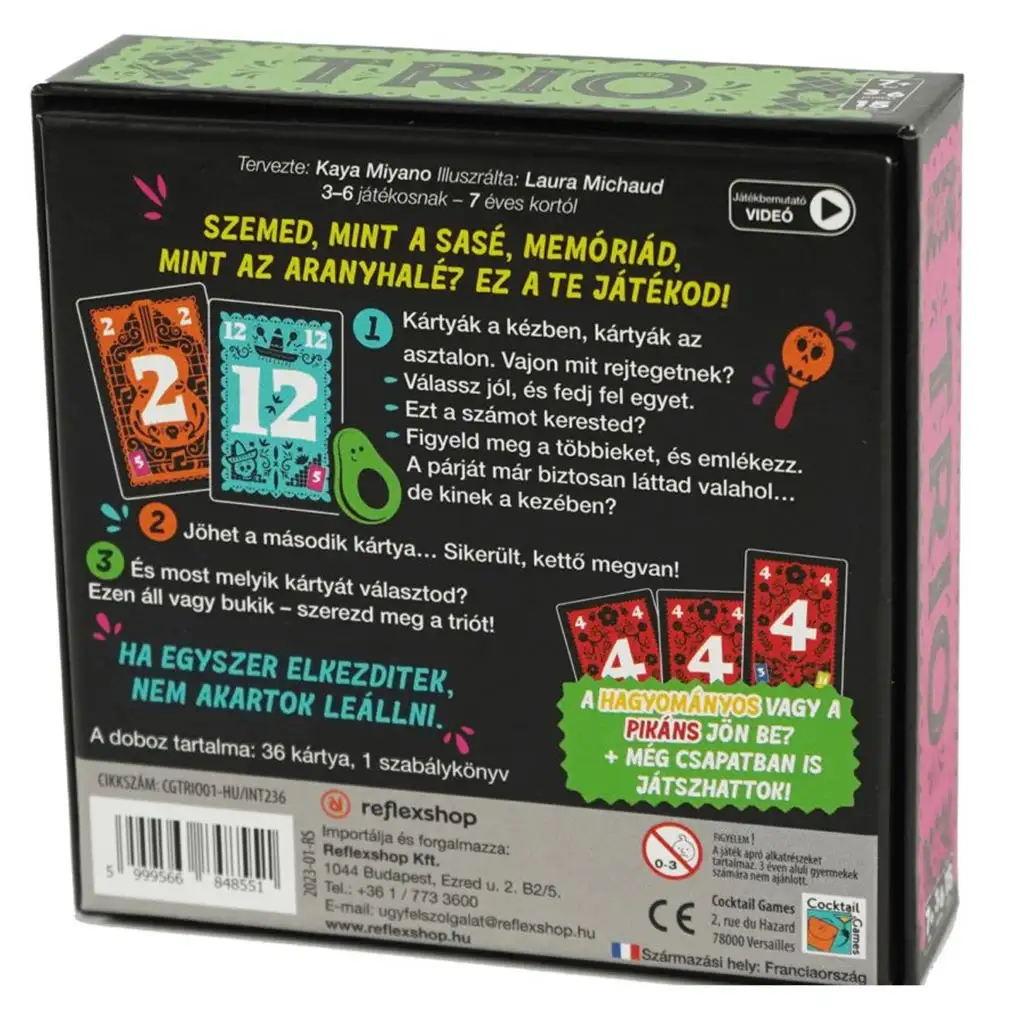 Trio-Brettspiel kép 2