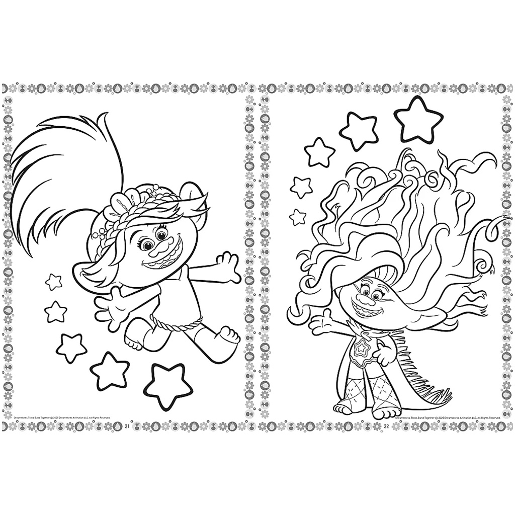 Trolls Malbuch - Trefl kép 3