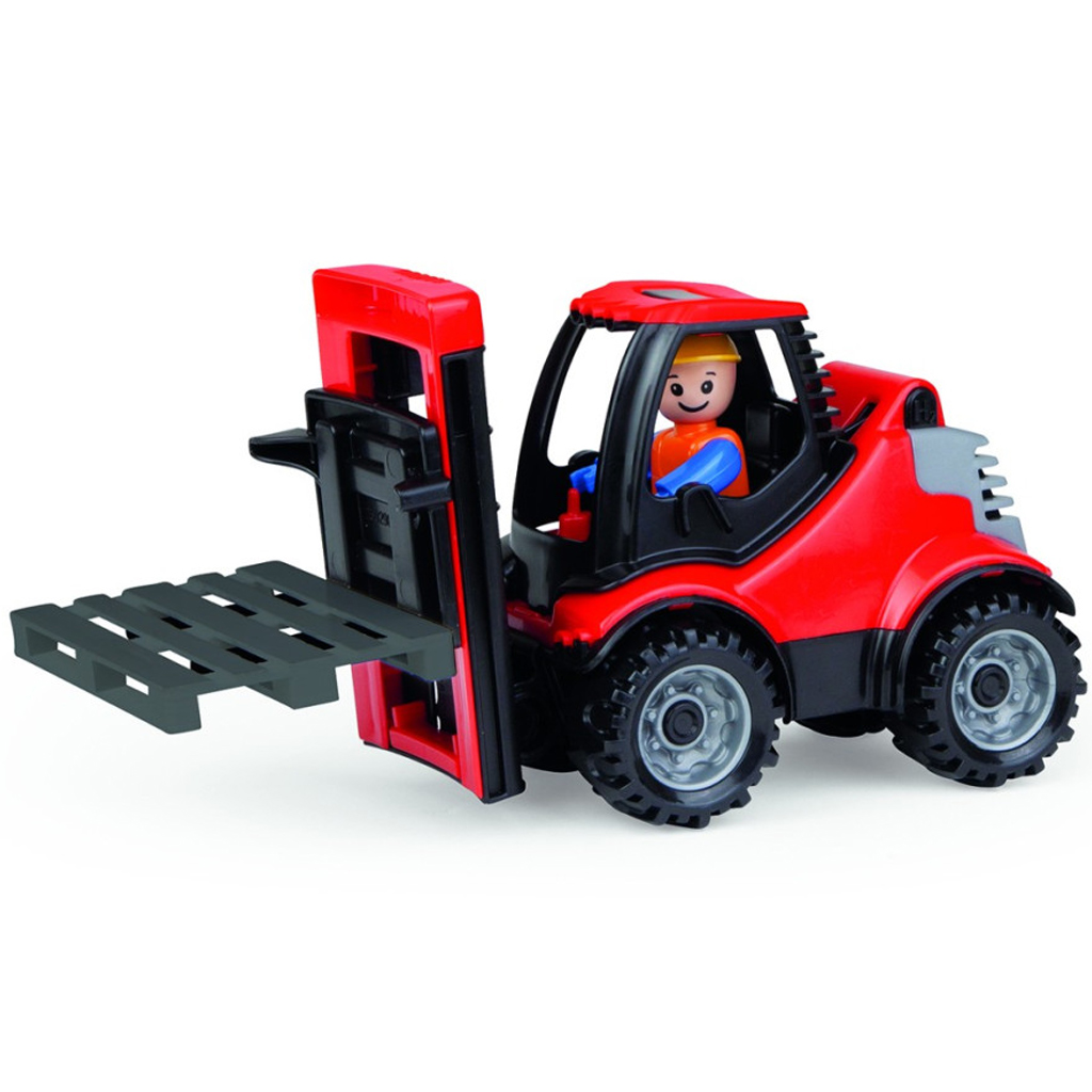 LENA: Truckies Gabelstapler mit Paletten, im Karton, 22 cm kép 2