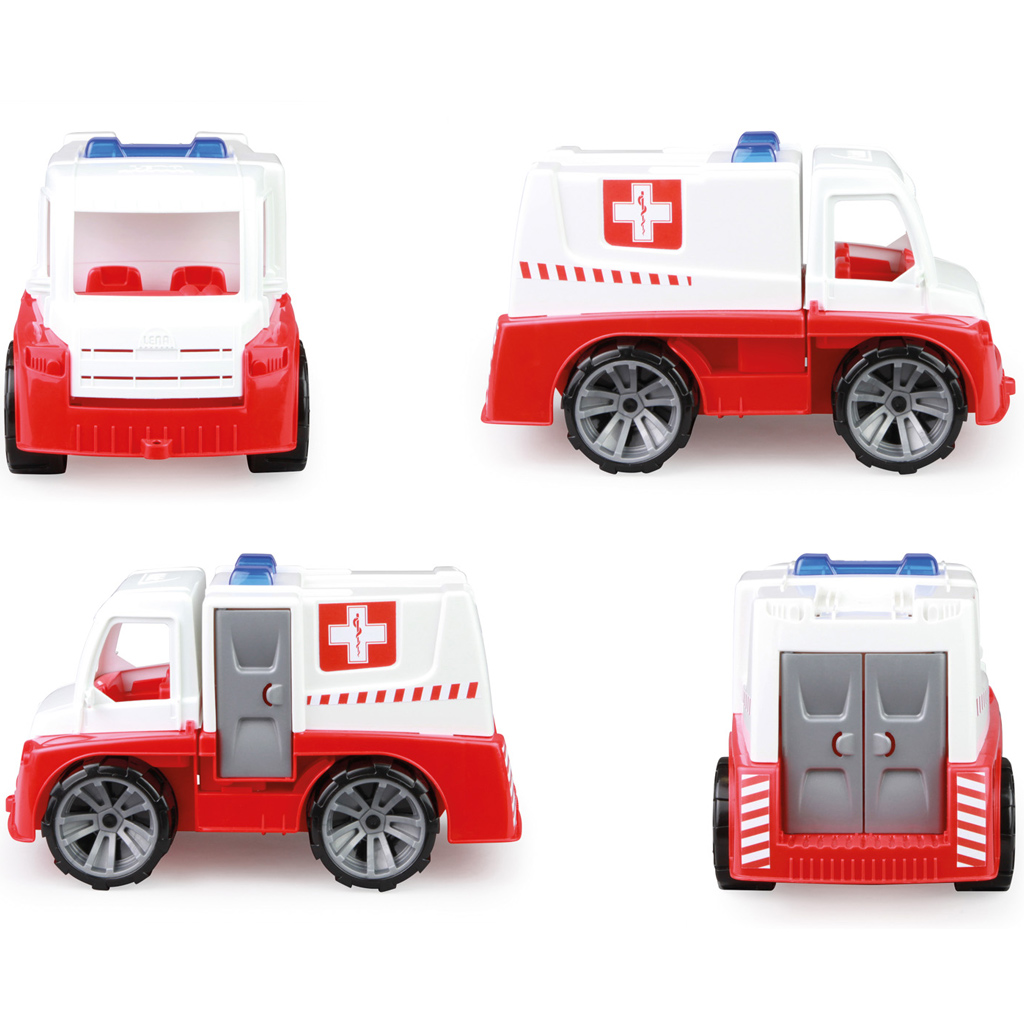 LENA: Truxx Rettungswagen mit Zubehör in der Box, 31 cm kép 4