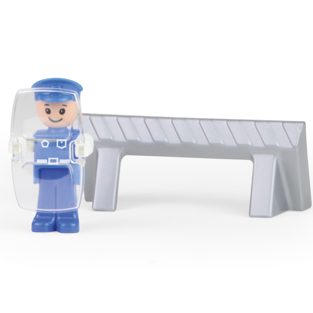 LENA: Truxx Polizeiauto mit Zubehör in der Box, 39 cm kép 3