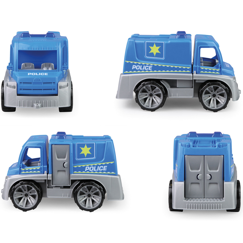 LENA: Truxx Polizeiauto mit Zubehör in der Box, 39 cm kép 4