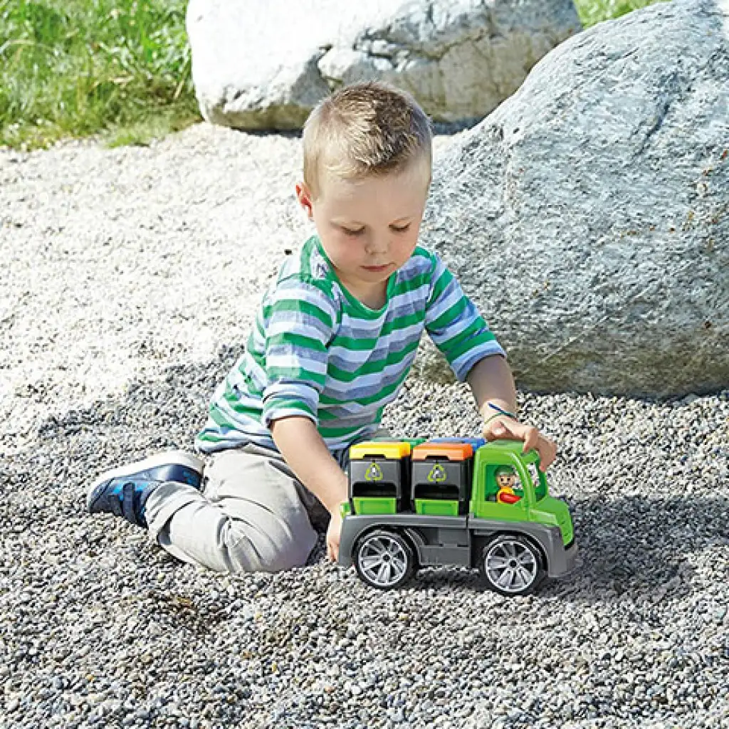 LENA: Truxx Müllauto für die Mülltrennung 28cm kép 3