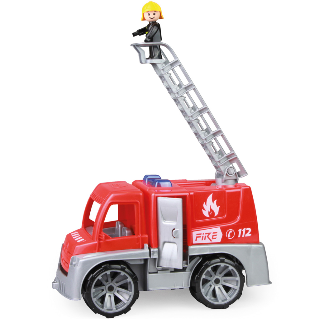 LENA: Truxx Feuerwehrauto mit Leiter im Karton, 31 cm kép 2