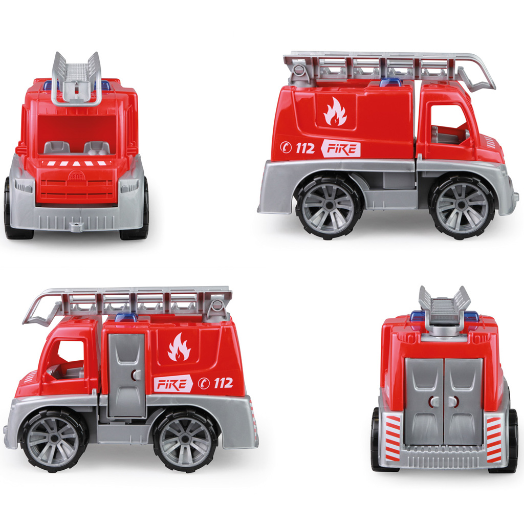LENA: Truxx Feuerwehrauto mit Leiter im Karton, 31 cm kép 3