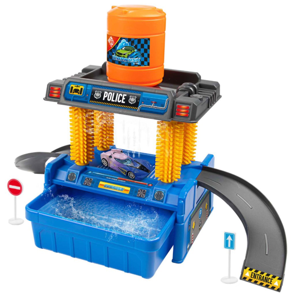Turbo Racers Autowaschanlagen-Set mit Spielzeugauto in verschiedenen Farbvarianten kép 3