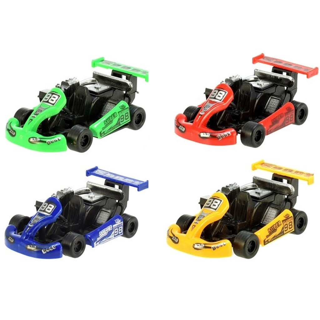 Turbo Racers Go-Kart Rennwagen in verschiedenen Ausführungen, 1 Stück kép 2