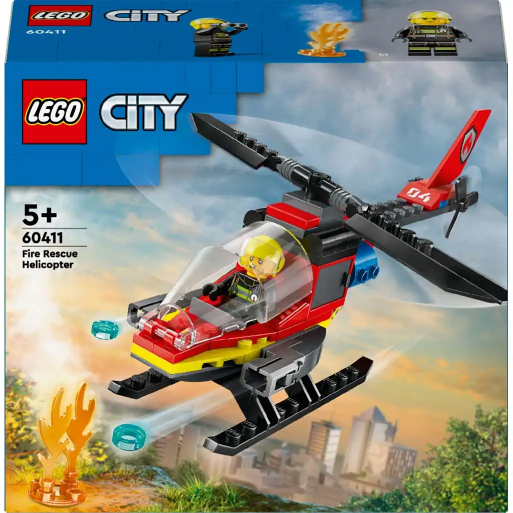 LEGO® City: Feuerwehr-Rettungshubschrauber (60411)