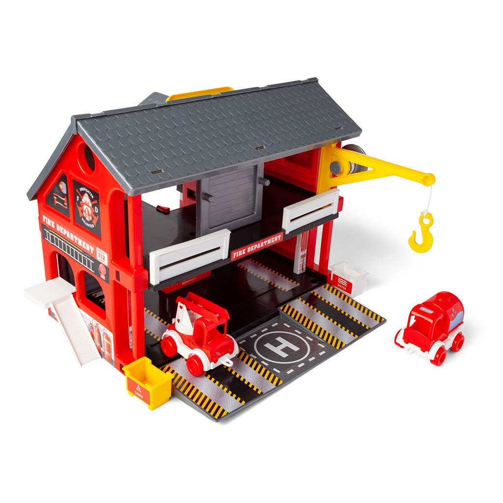 Play House: Feuerwache-Spielset mit Fahrzeugen – Wader kép 2