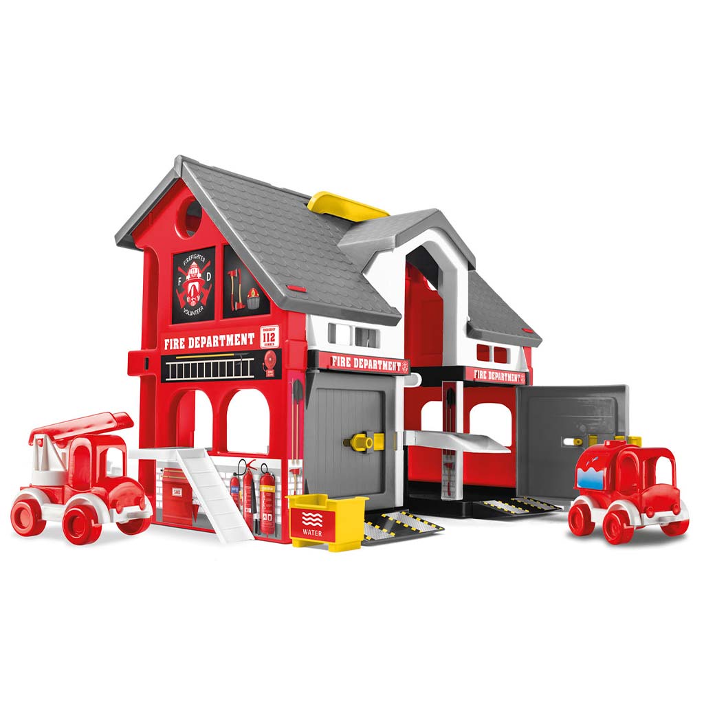 Play House: Feuerwache-Spielset mit Fahrzeugen – Wader kép 3