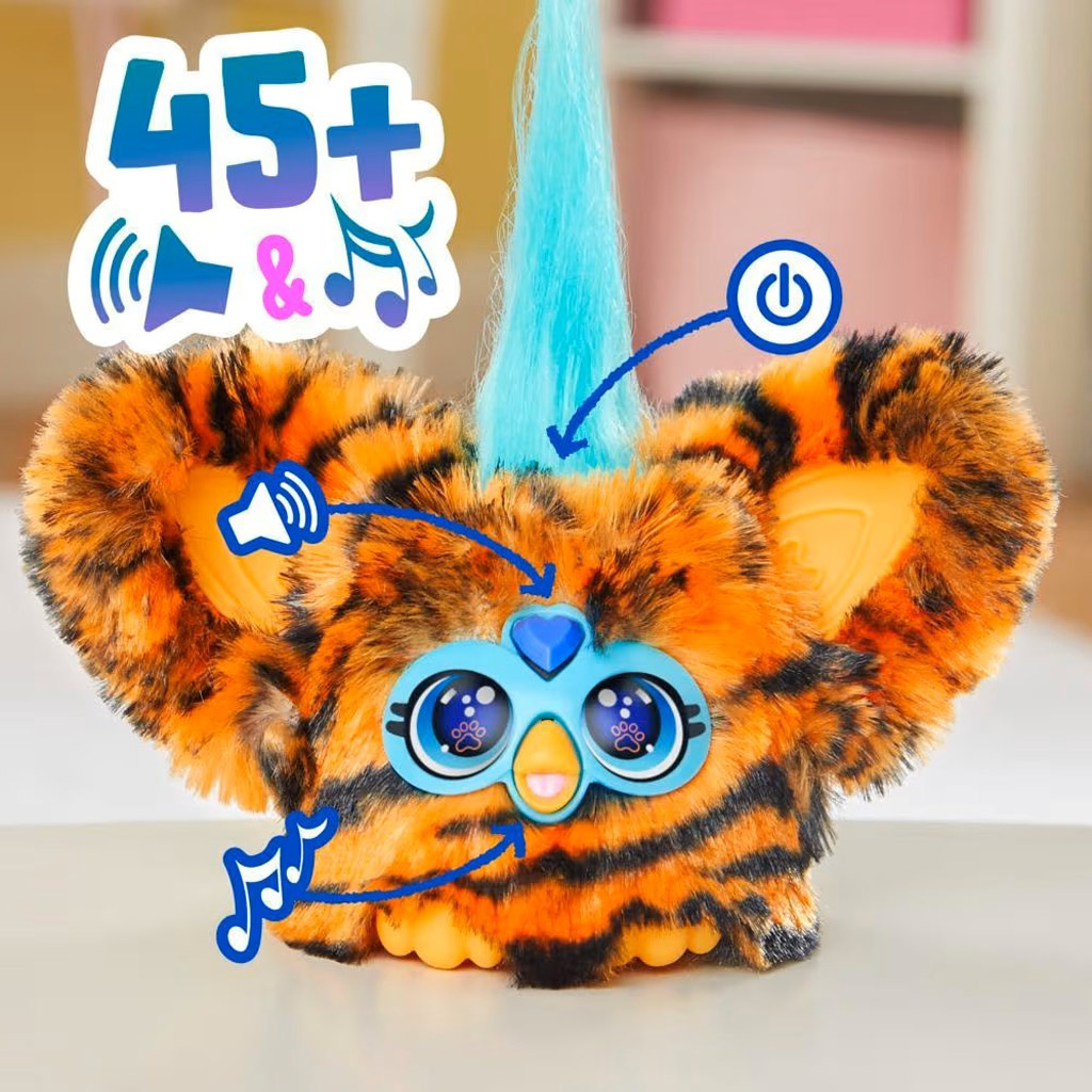 Furby: Furblets Ty-Bee interaktive Plüschfigur – Hasbro kép 4