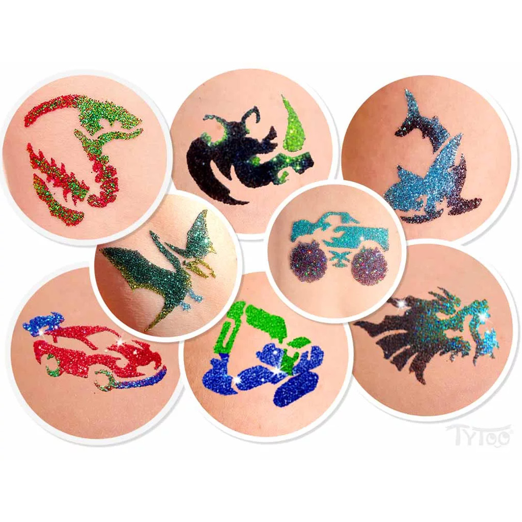 TyToo: FunkyGuyz Glitzertattoo-Set kép 2