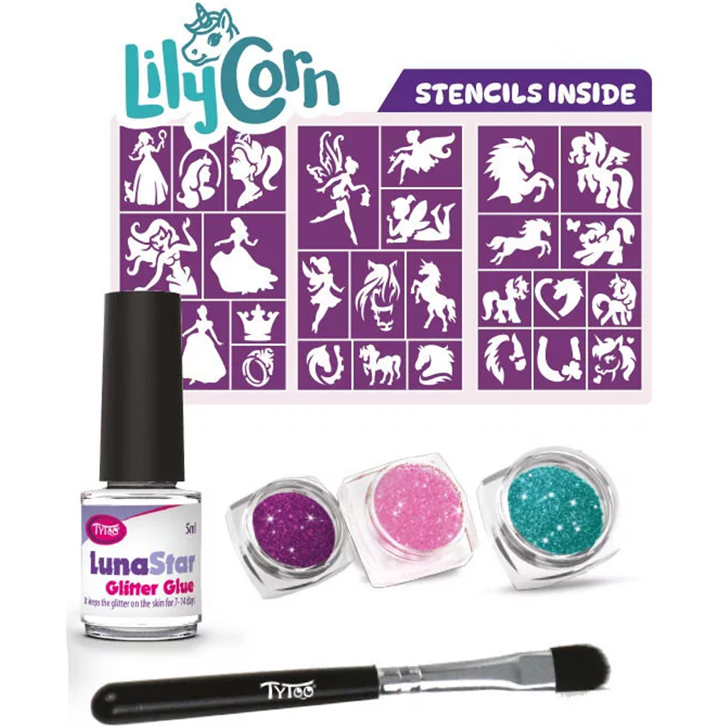 TyToo: LilyCorn Glitzertattoo-Set kép 2