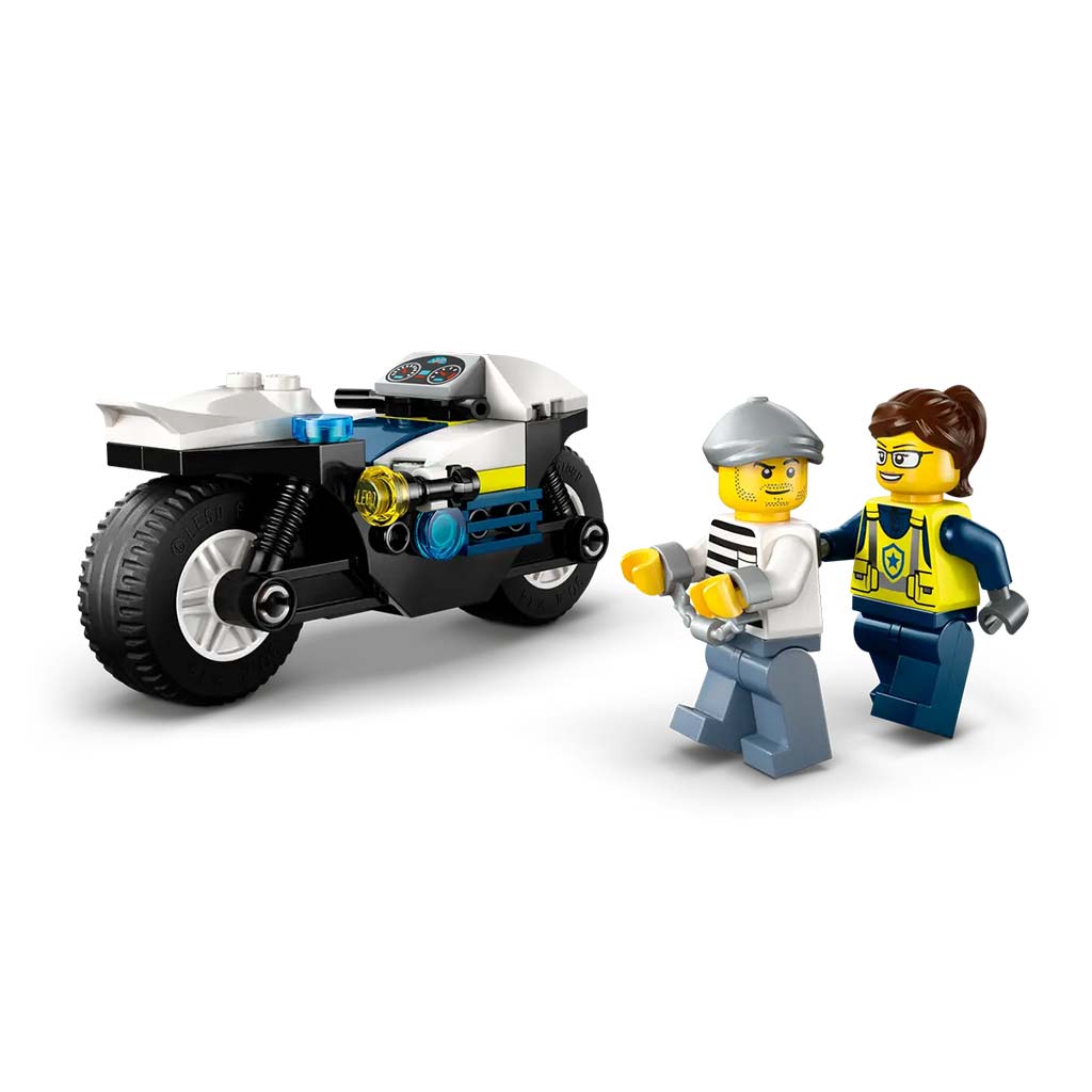 LEGO® City: Verfolgung mit dem Polizeimotorrad (60455) kép 3
