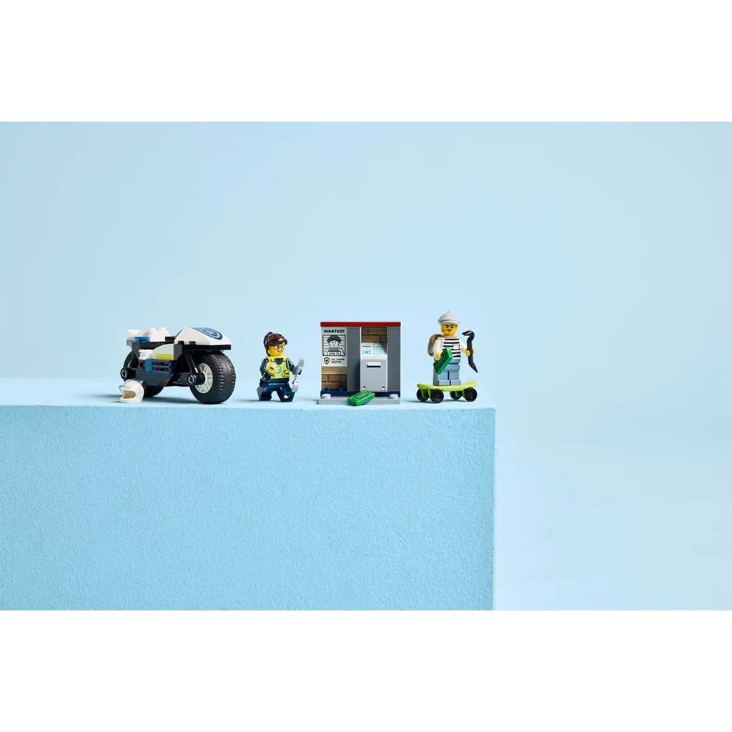 LEGO® City: Verfolgung mit dem Polizeimotorrad (60455) kép 6
