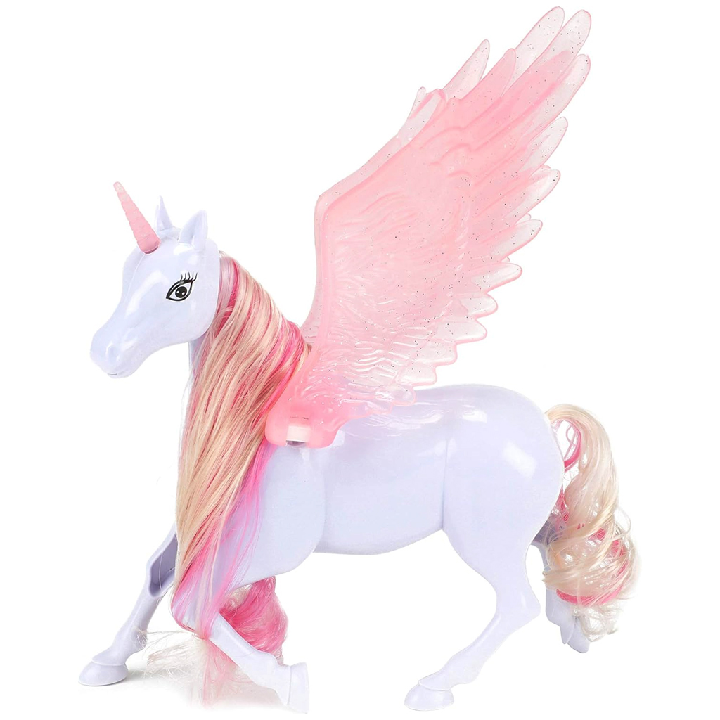 Dream Horse Glitzerndes Einhorn mit rosa Flügeln, 18 cm kép 2