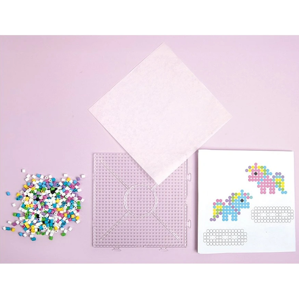 PlayBox: 5-mm-MIDI-Einhorn-Kreativ-Bügelperlen-Set kép 2