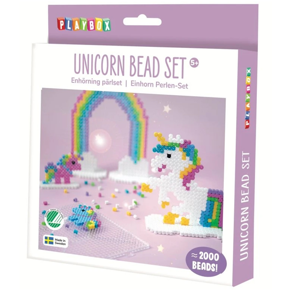 PlayBox: 5-mm-MIDI-Einhorn-Kreativ-Bügelperlen-Set