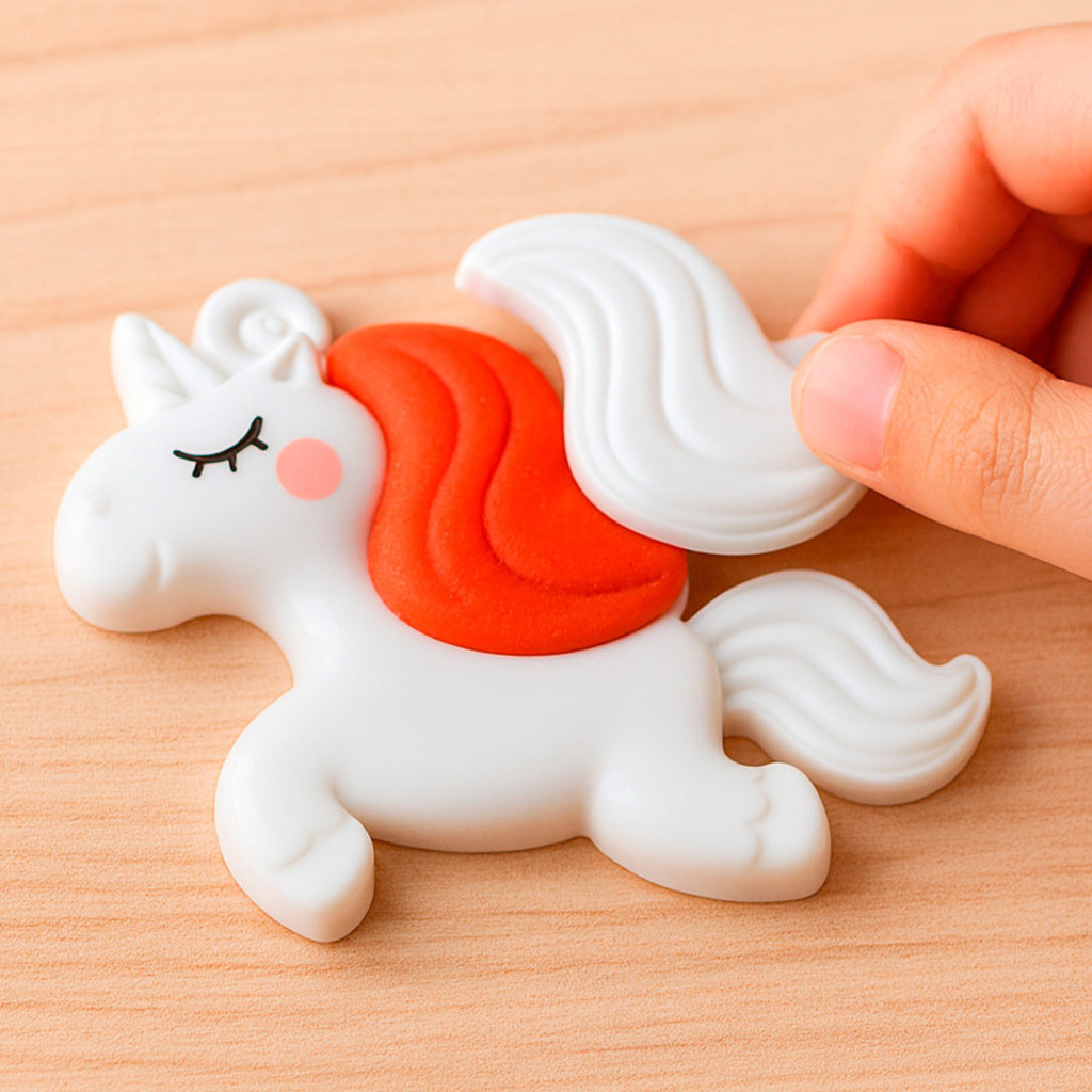 Playgo: Einhorn-Farbknete-Set 6 x 56 g kép 4