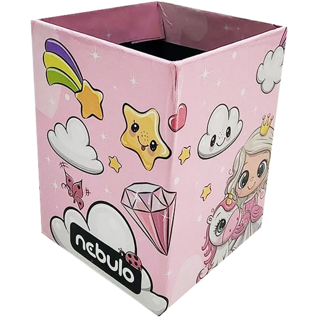 Nebulo: Schreibtisch-Stiftehalter Becher Einhorn und Prinzessin