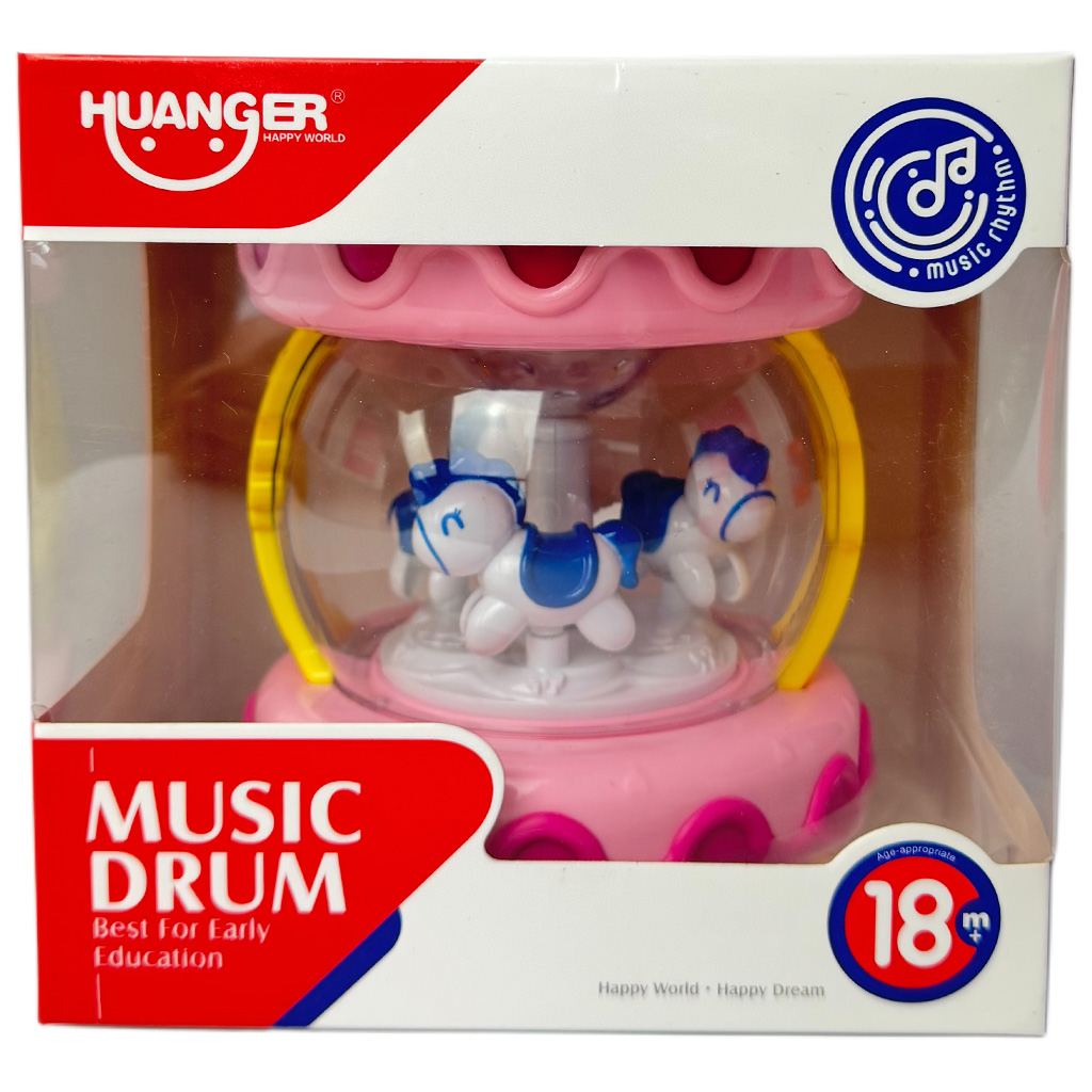 Tischkarussell mit Licht- und Soundeffekten in Pink kép 2