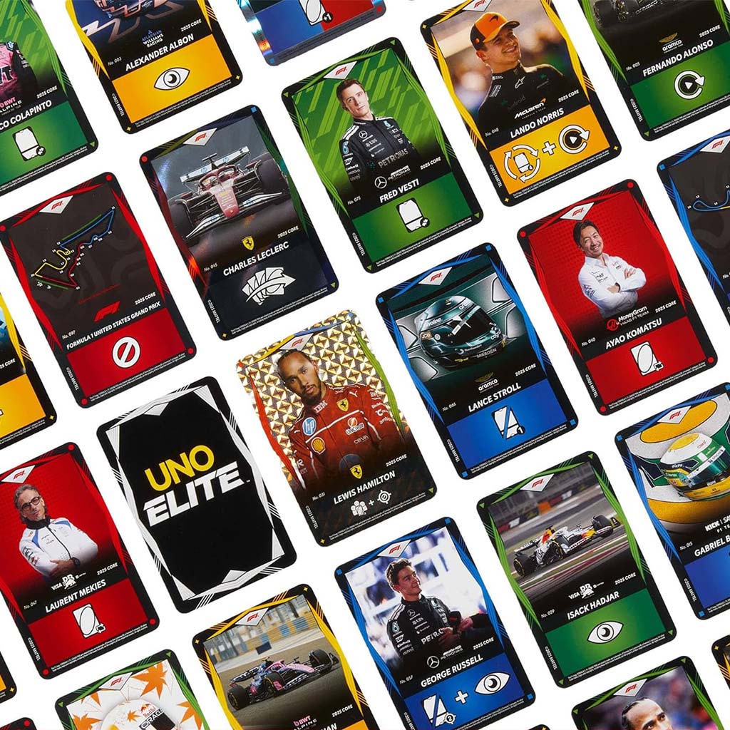 UNO Elite F1 Kartenspiel - Mattel kép 2