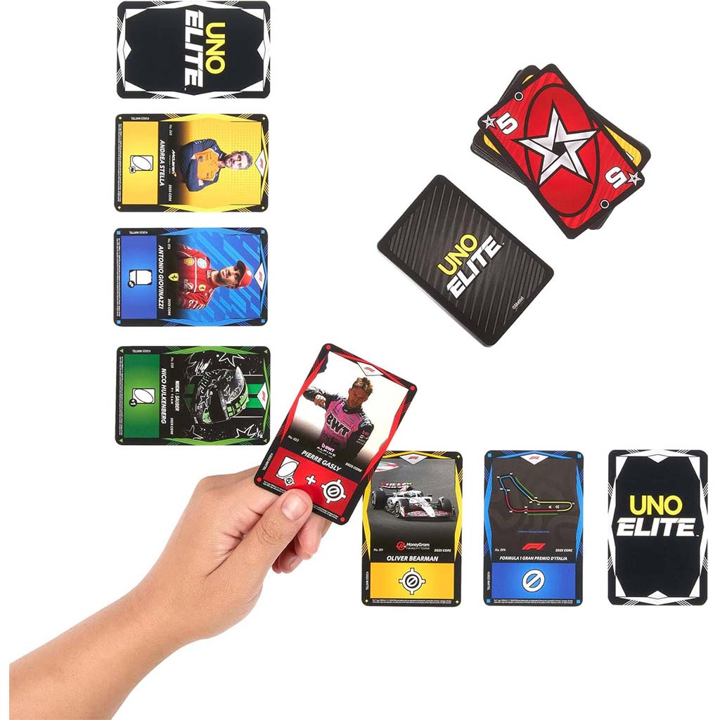 UNO Elite F1 Kartenspiel - Mattel kép 4