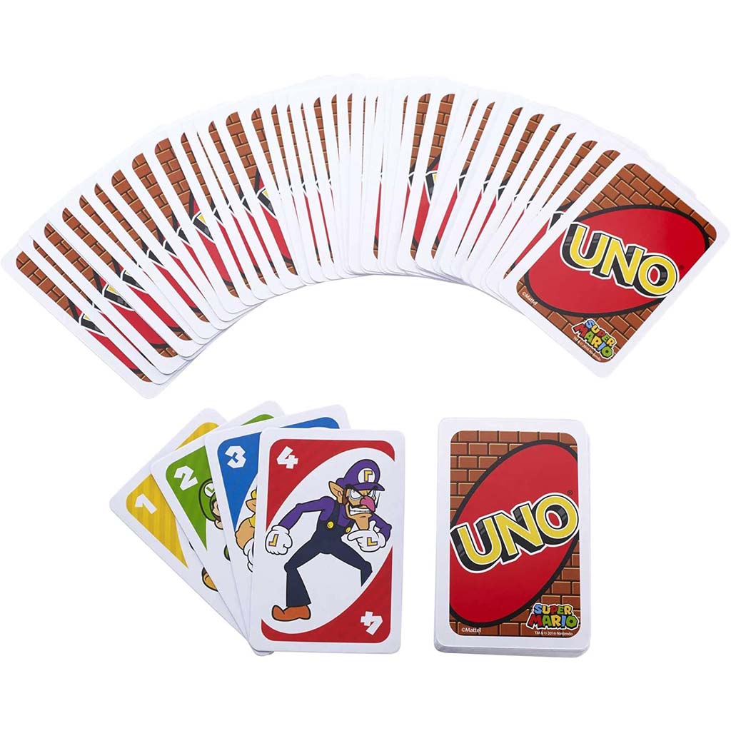 UNO Super Mario Kartenspiel – Mattel kép 2