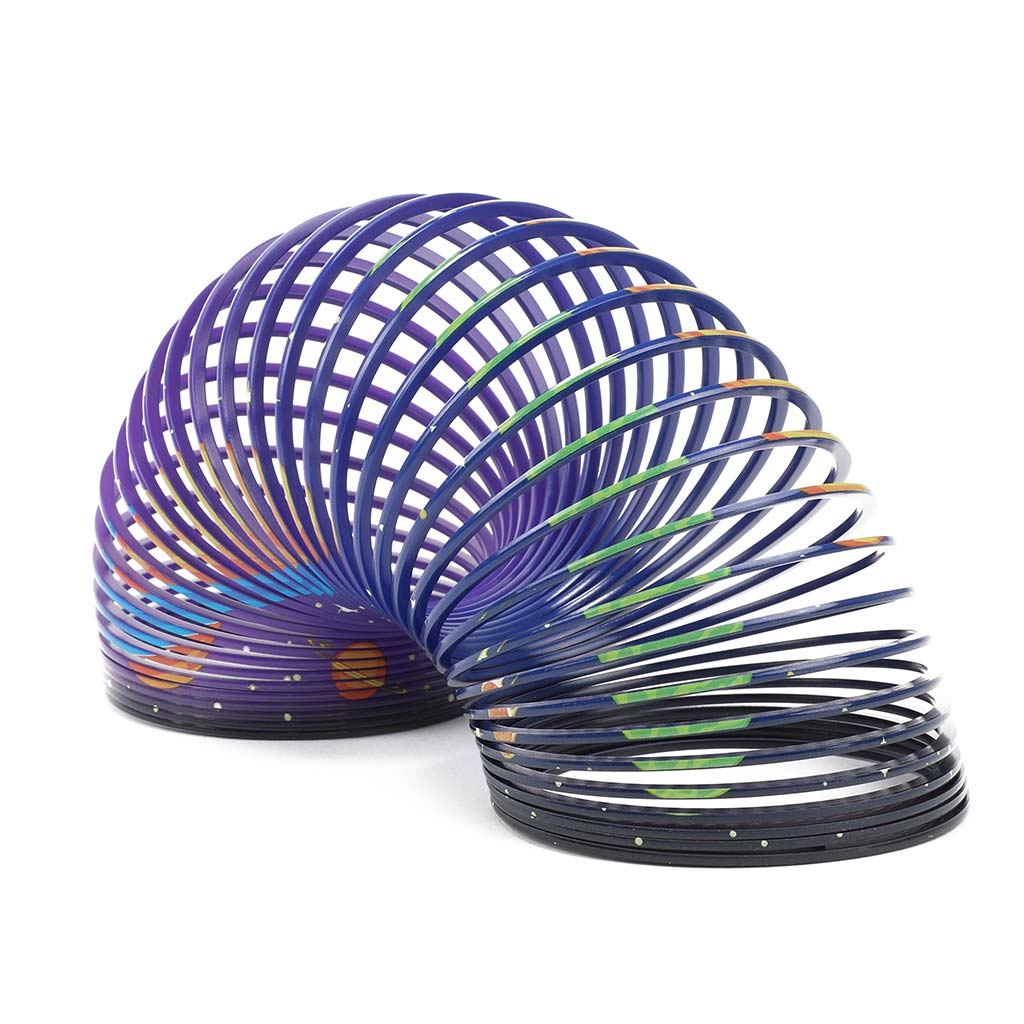 Spiralförmiges Treppensteiger-Spielzeug mit Weltraummotiv. kép 3