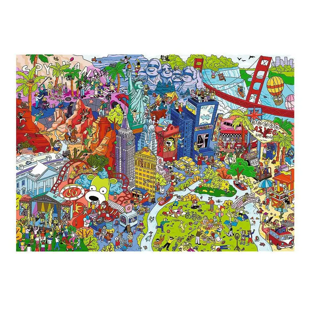 Spy Guy 500-teilige Puzzle USA - Trefl kép 2
