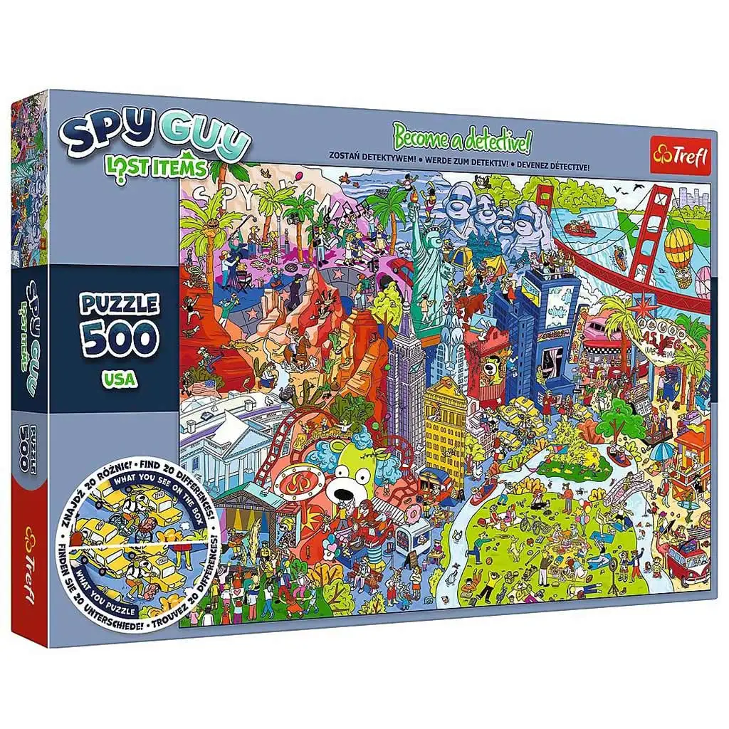 Spy Guy 500-teilige Puzzle USA - Trefl