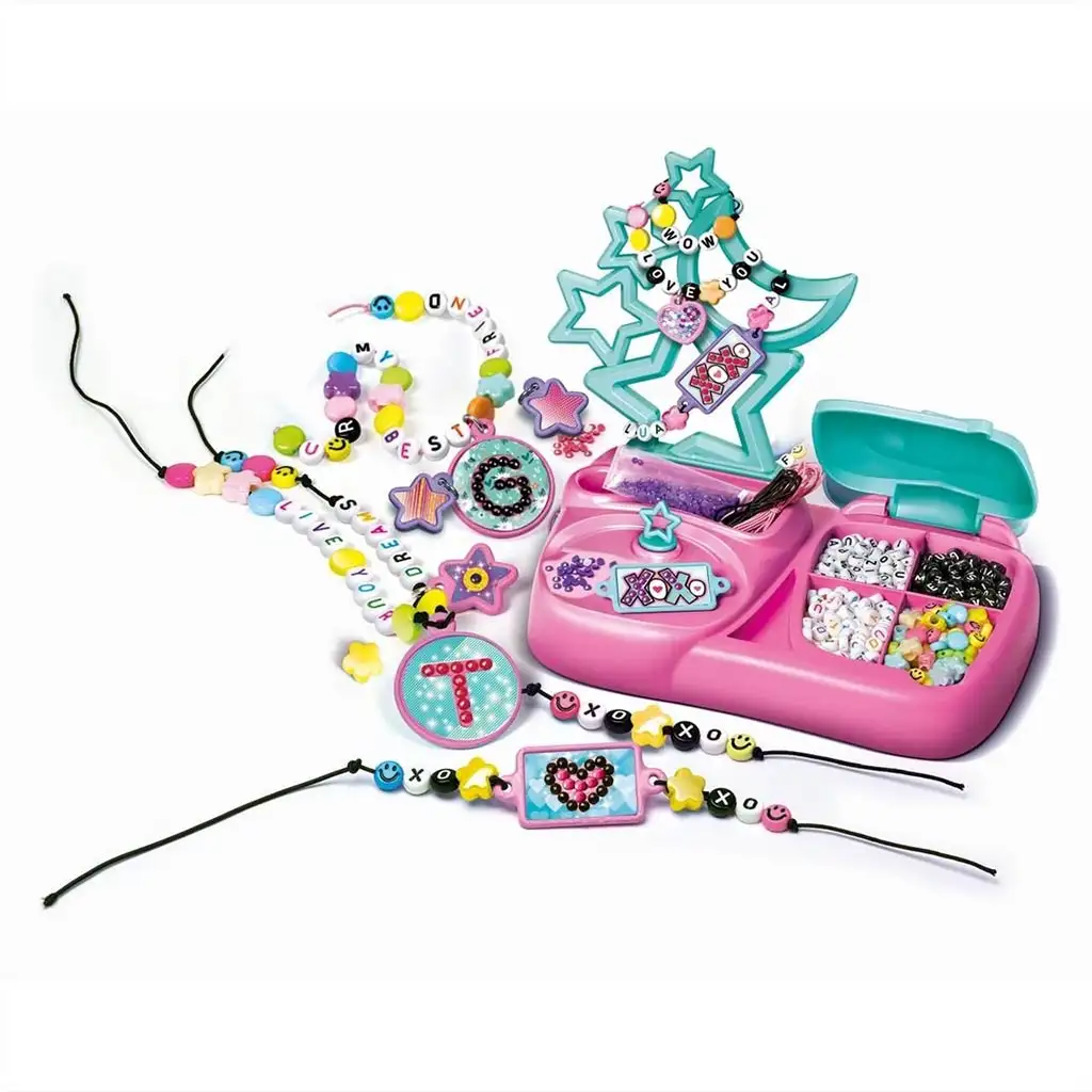 Crazy Chic: Kreatives Set zur Perlenherstellung von Nachrichten - Clementoni kép 2