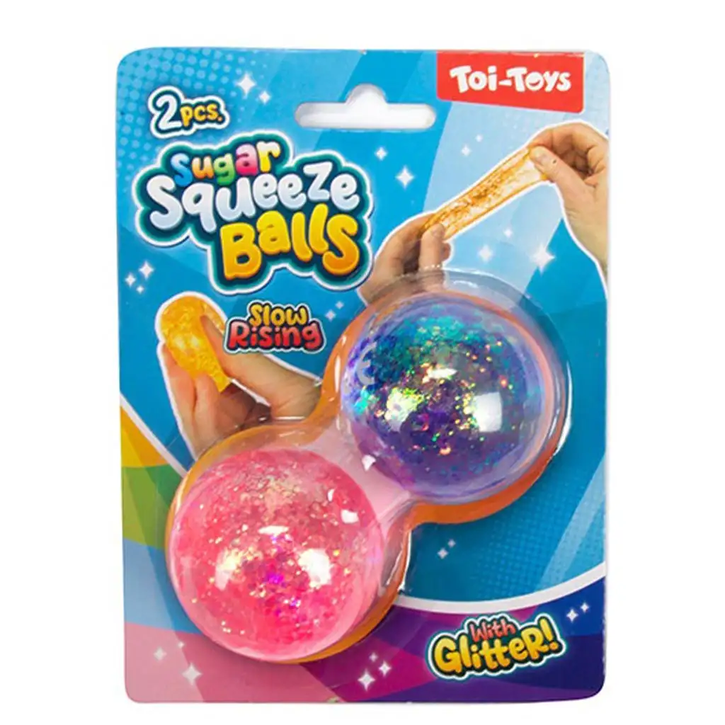 Zauberzucker 2er-Pack glitzernde Stressbälle kép 2