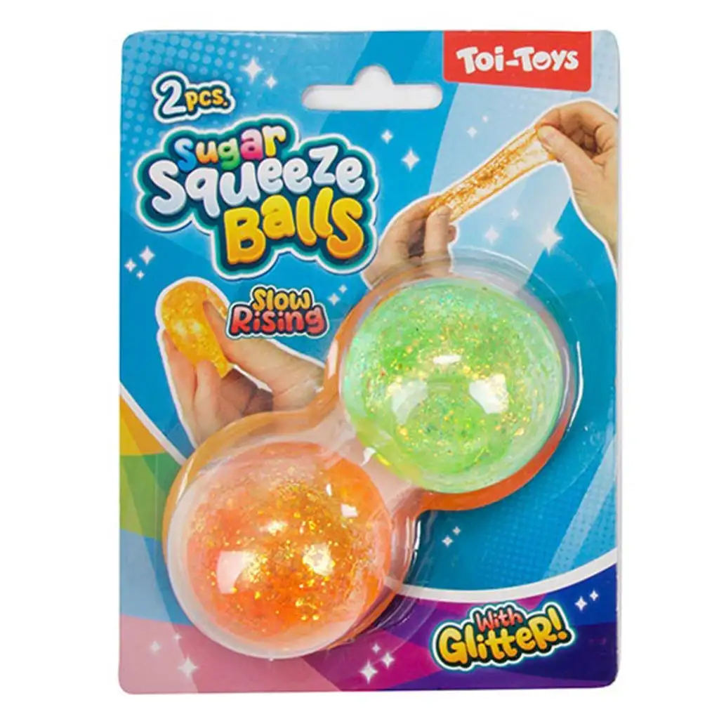 Zauberzucker 2er-Pack glitzernde Stressbälle kép 3