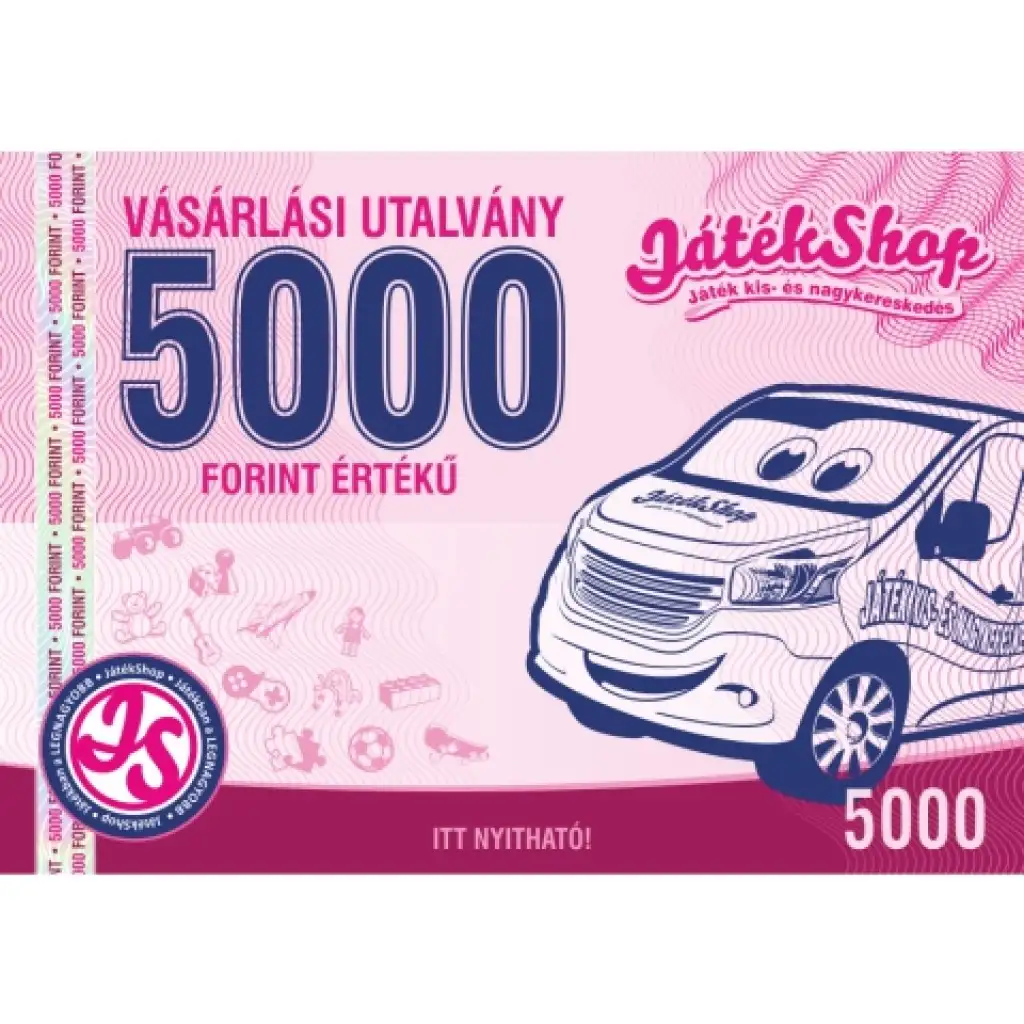 Vásárlási utalvány 5000 Ft értékben kép 1