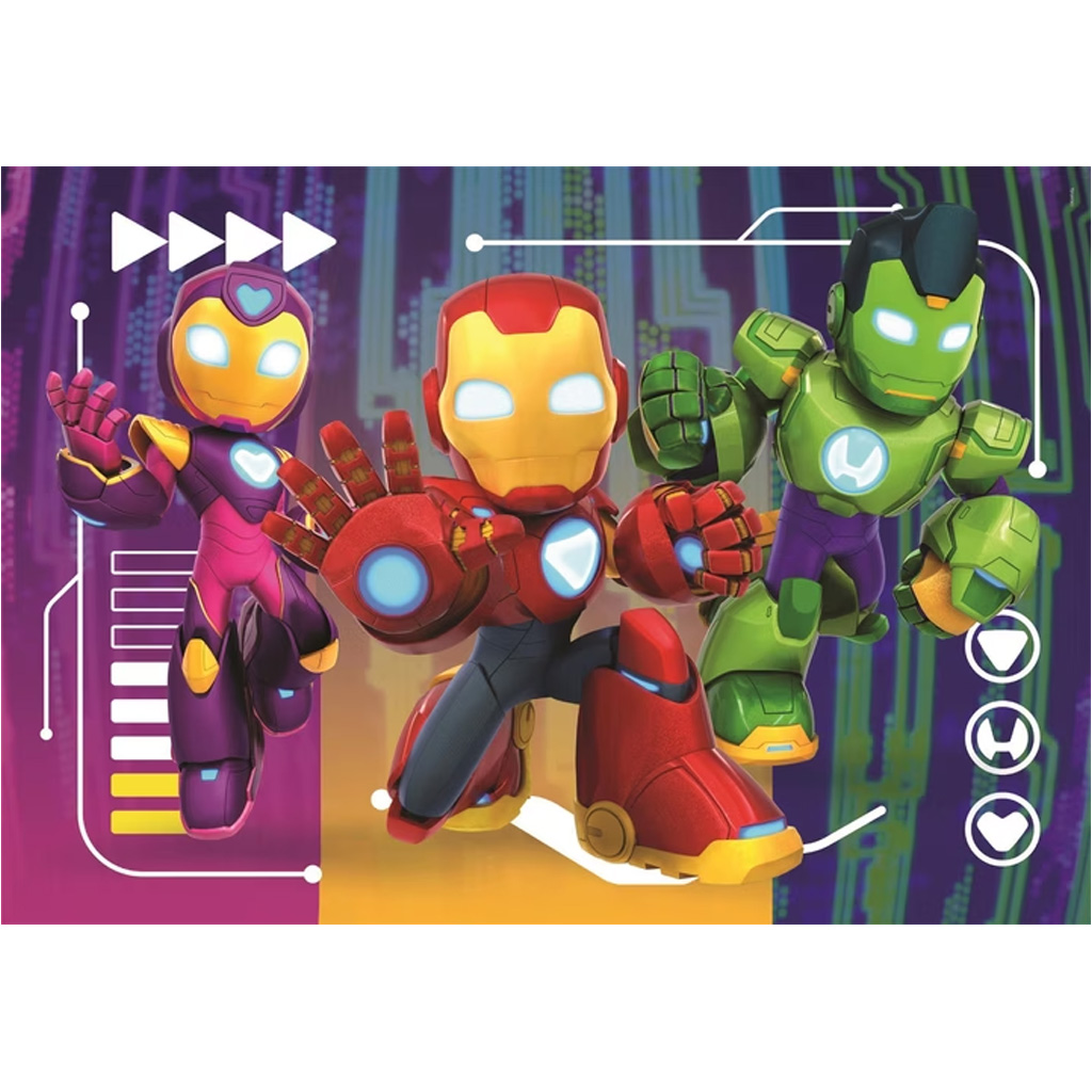 Vasember és barátai 60db-os Supercolor puzzle - Clementoni kép 2