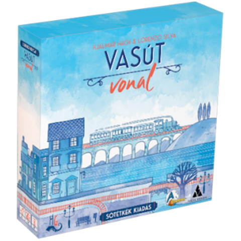 Vasútvonal társasjáték - Sötétkék kiadás kép 1