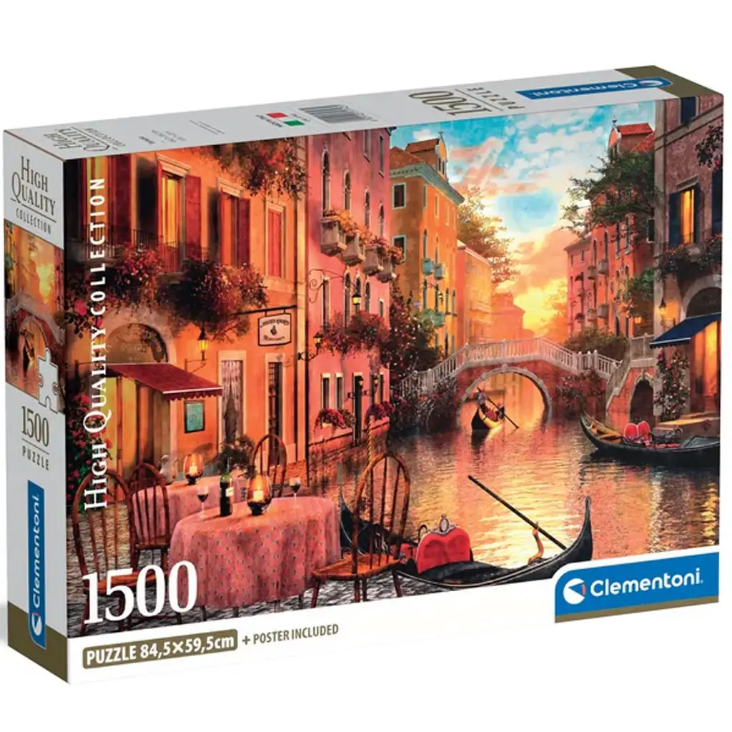 Venezianisches Abendessen 1500-teiliges HQC Kompakt-Puzzle - Clementoni