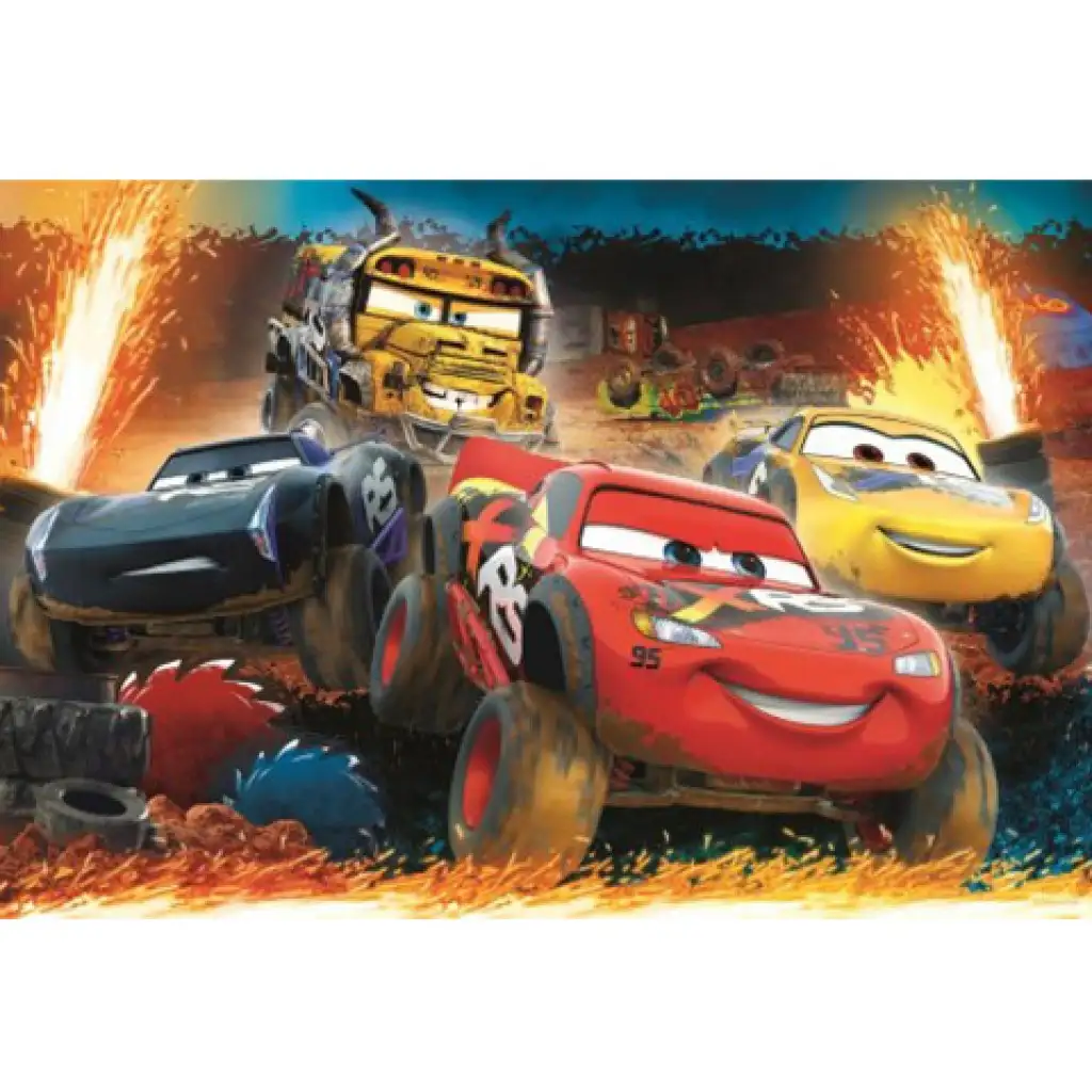 Cars 3 Extremes Rennen Puzzle 100-teilig - Trefl kép 2