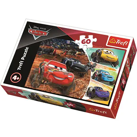 Cars 3: Lightning McQueen und Freunde Puzzle 60-teilig - Trefl