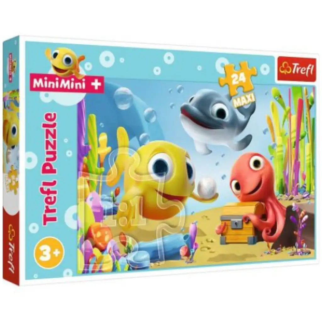 Fröhliche Fischlein 24-tlg. Maxi-Puzzle - Trefl